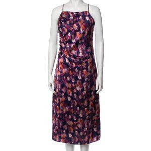Jason Wu Satin Floral Midi Dress NWT